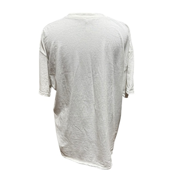 Gildan XL Dalmatian Spot Graphic Tee – Black White Oversized Streetwear - Picture 3 of 5